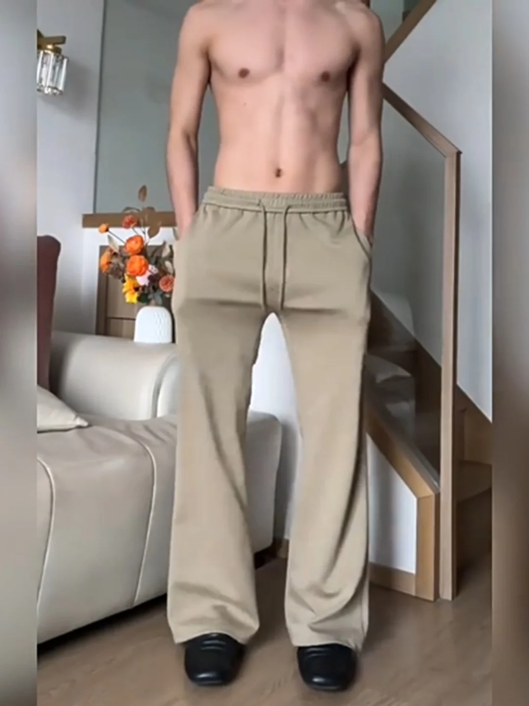 Khaki Modal A-Line Knife Sweatpants Men's Spring Autumn American Fitn Sports Pants Casual Flared Leg Pants
Khaki Modal A-Line Knife Sweatpants Men's Spring Autumn American Fitn Sports Pants Casual Flared Leg Pants