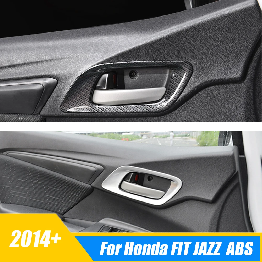 For Honda FIT Jazz 2014 2015 2016 2017 2018 ABS Carbon/Matte Car inner door Bowl protector frame Cover Trim car styling 4pcs 
For Honda FIT Jazz 2014 2015 2016 2017 2018 ABS Carbon/Matte Car inner door Bowl protector frame Cover Trim car styling 4pcs