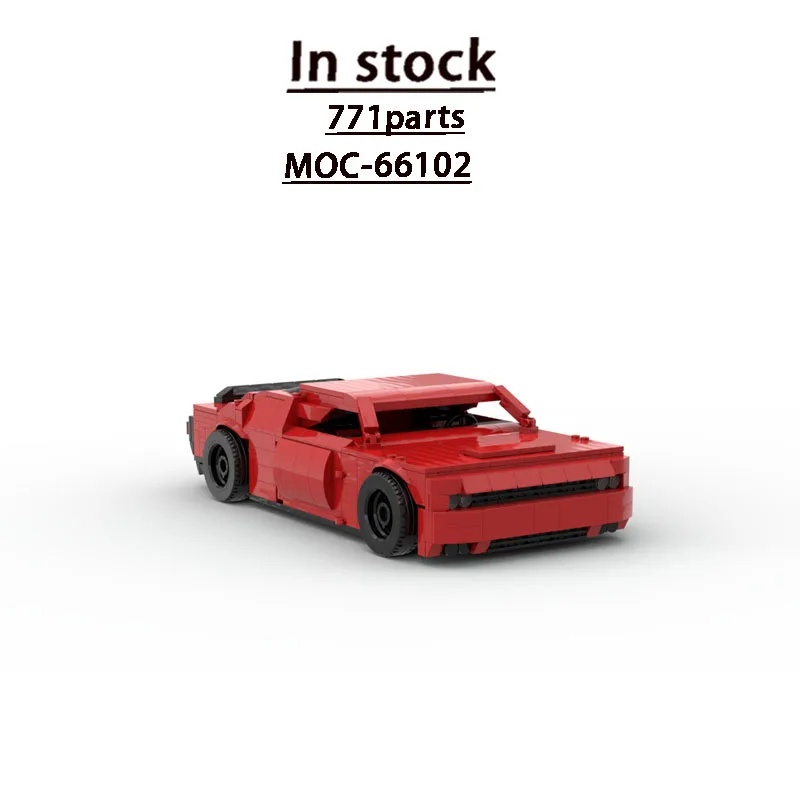 MOC-66102 New City Iconic Sports Red Supercar Building Block Model 771 Parts MOC Boys Children's Birthday Christmas Toy Gift
MOC-66102 New City Iconic Sports Red Supercar Building Block Model 771 Parts MOC Boys Children's Birthday Christmas Toy Gift