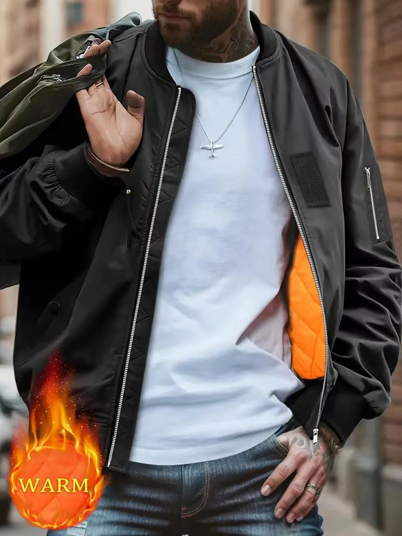 Winter Men's Casual Multi-Pocket Cotton Jacket Outdoor Sports Thickened Coat Fashionable Solid Color Thickened Workwear Flight Jacket
Winter Men's Casual Multi-Pocket Cotton Jacket Outdoor Sports Thickened Coat Fashionable Solid Color Thickened Workwear Flight Jacket