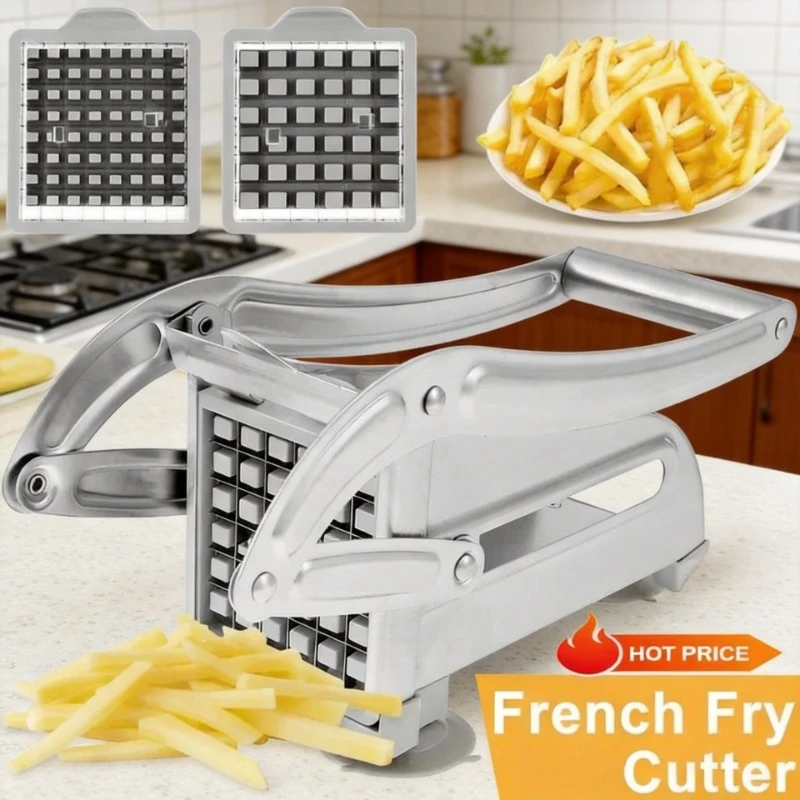 New Best-Selling Model Stainless Steel Manual Potato Cutter 4 in 1 French Fries Slicer Potato Chips Maker Meat Chopper
New Best-Selling Model Stainless Steel Manual Potato Cutter 4 in 1 French Fries Slicer Potato Chips Maker Meat Chopper