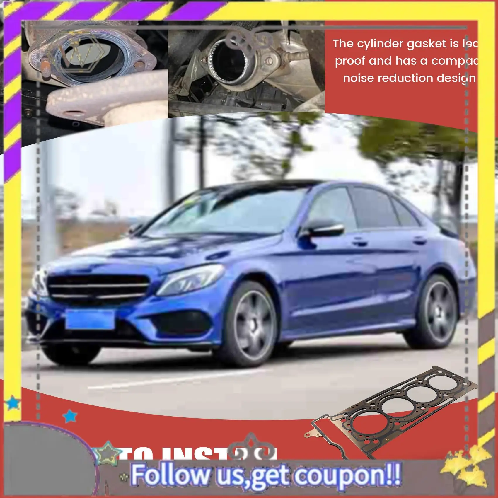 ABXV-For Mercedes Benz C300 GLC300 E300 2.0 I4 Turbo M274 Engine Cylinder Mattress Head Gasket 2740160020 
ABXV-For Mercedes Benz C300 GLC300 E300 2.0 I4 Turbo M274 Engine Cylinder Mattress Head Gasket 2740160020