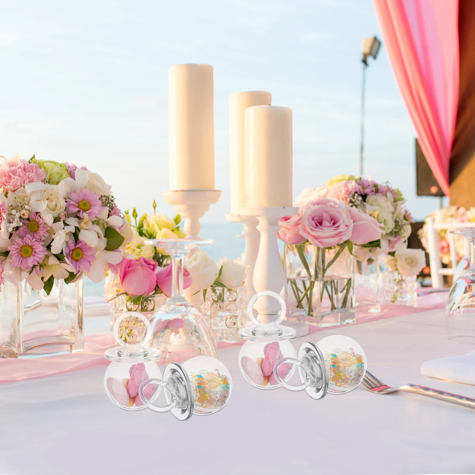 24 Pcs Small Pacifier Candy Box Infant Pacifiers Plastic Shower Favor Boxes
24 Pcs Small Pacifier Candy Box Infant Pacifiers Plastic Shower Favor Boxes