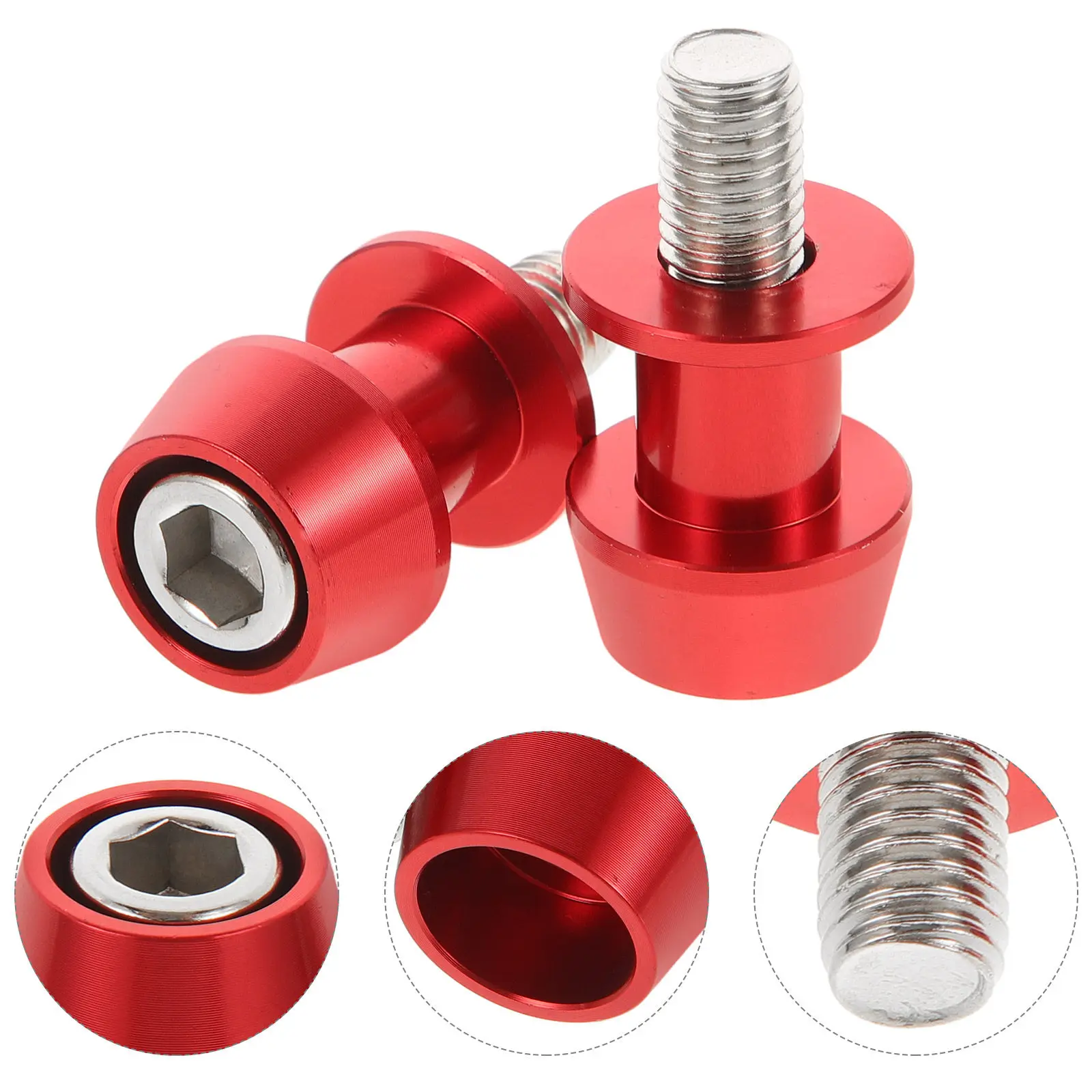 2Pcs Motorcycle Swingarm Spools Swing Arm Stand Screw 10Mm Aluminum Alloy Precision Machined for Easy Lifting Maintenance
2Pcs Motorcycle Swingarm Spools Swing Arm Stand Screw 10Mm Aluminum Alloy Precision Machined for Easy Lifting Maintenance