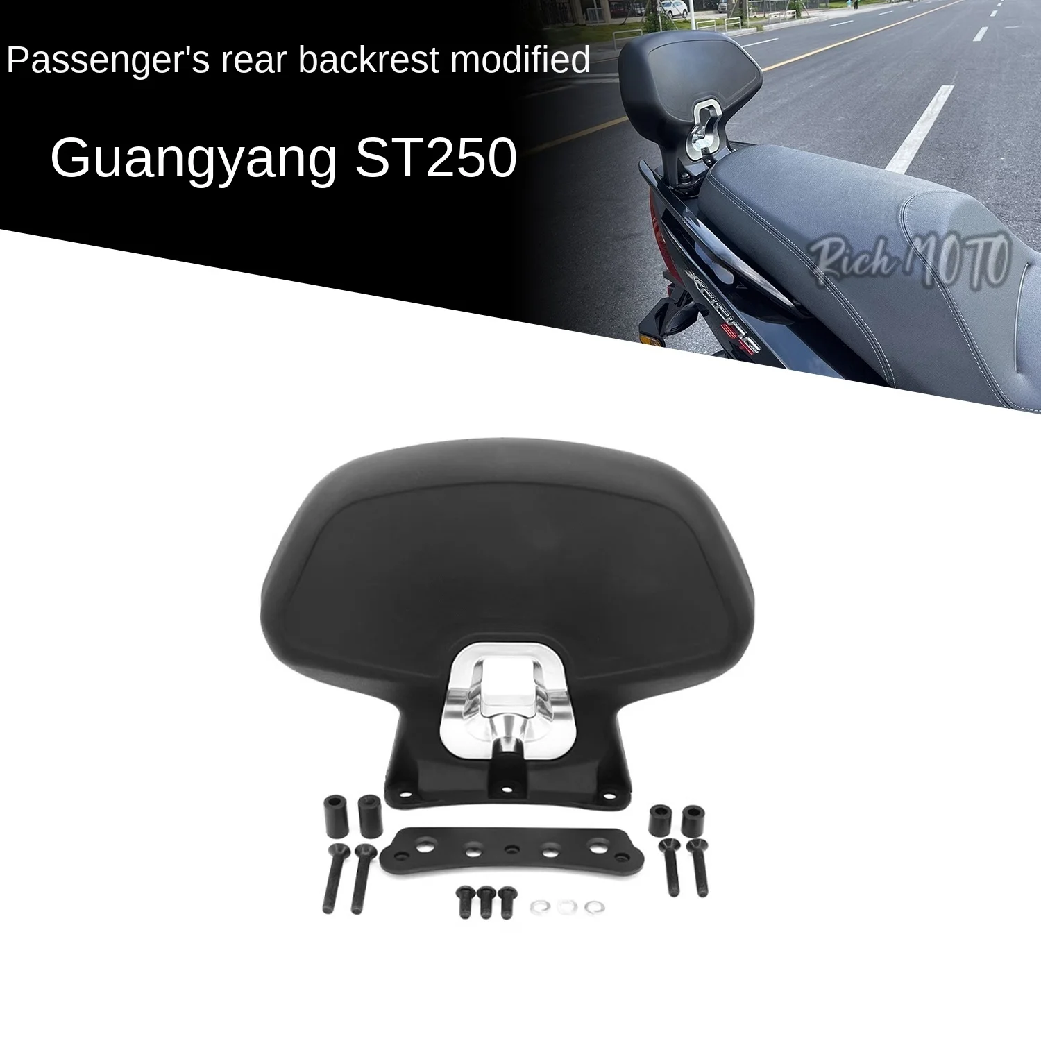 For KYMCO Xciting ST250 Modified Part Rear Back Backlit Sunshine ST250 Passenger Backrest Non Destructive Installation
For KYMCO Xciting ST250 Modified Part Rear Back Backlit Sunshine ST250 Passenger Backrest Non Destructive Installation