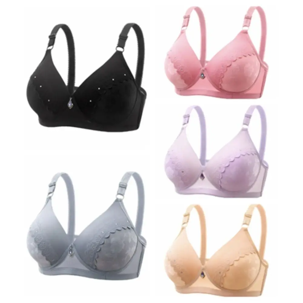 Casual Lace Flower Thicken Padded Bra Seamless Pendant Wireless Bra Women Adjustable Intimates Push Up Bras Daily
Casual Lace Flower Thicken Padded Bra Seamless Pendant Wireless Bra Women Adjustable Intimates Push Up Bras Daily