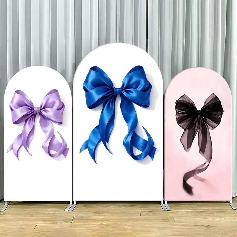 Arch Backdrop Cover Single Side Bow Purple Blue Black Stylish Party Decoration Photo Booth Background Event Supplies Celebration
Arch Backdrop Cover Single Side Bow Purple Blue Black Stylish Party Decoration Photo Booth Background Event Supplies Celebration
