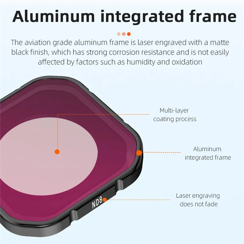Y19A 4Pcs Lens Filter Set ND Filters Lens Protector Camera Accessory Kit ND8/16/32/64 Filter Kit For Insta 360 ACE Pro2
Y19A 4Pcs Lens Filter Set ND Filters Lens Protector Camera Accessory Kit ND8/16/32/64 Filter Kit For Insta 360 ACE Pro2