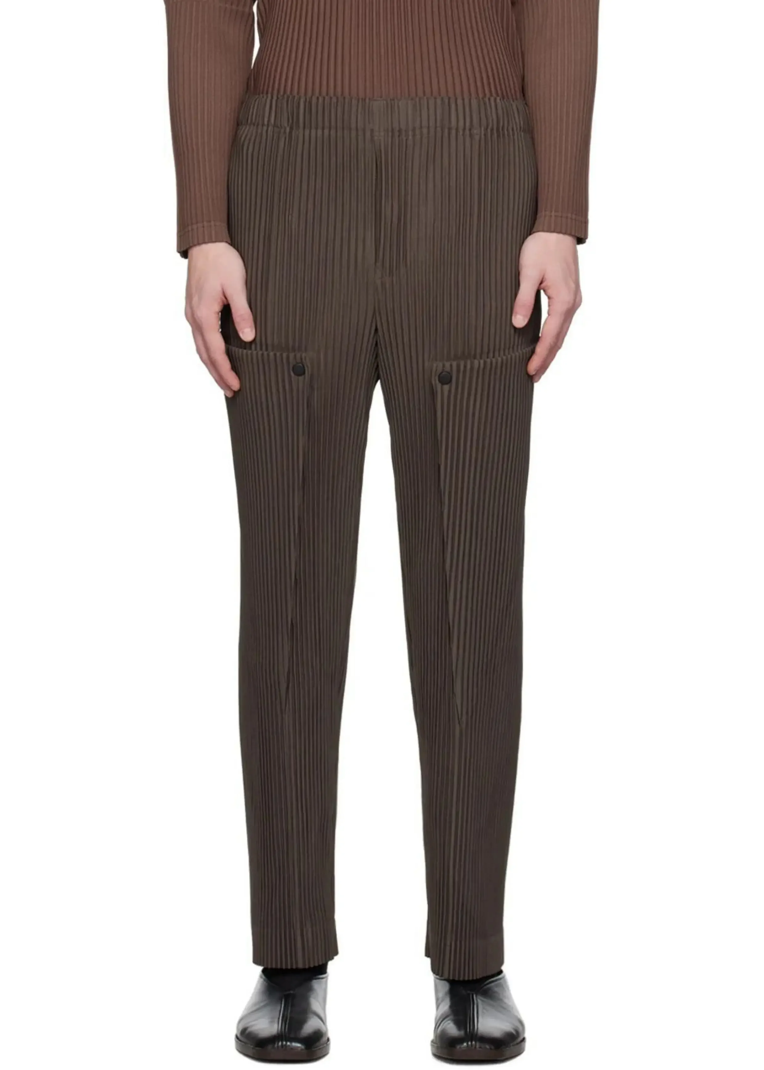 MI TEMPIO-Men's Pleated Straight Pants with Special Button Design, Plain Trousers for Men, Casual Elastic Waist Pant Man Bottom
MI TEMPIO-Men's Pleated Straight Pants with Special Button Design, Plain Trousers for Men, Casual Elastic Waist Pant Man Bottom