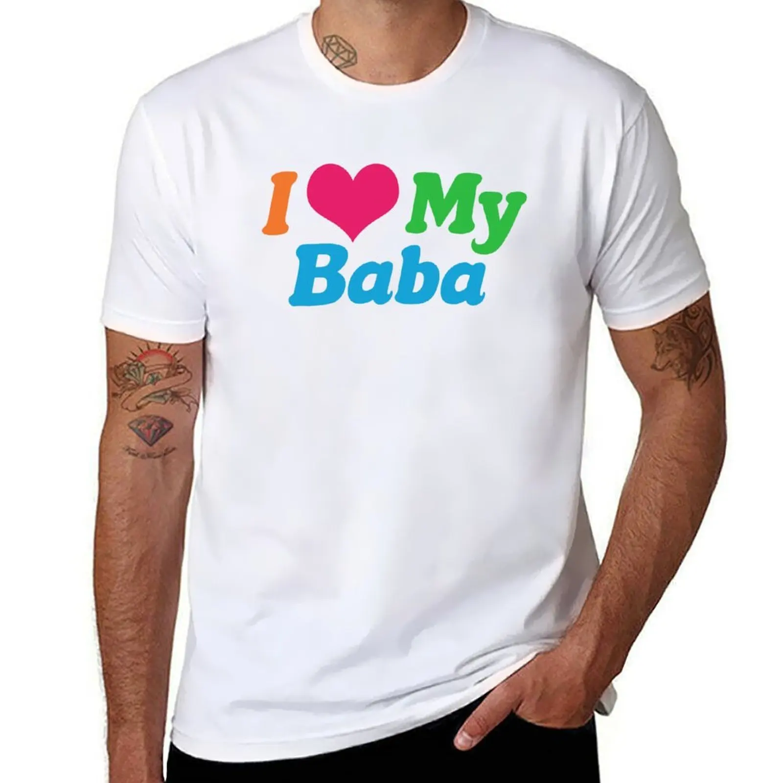 I Love My Baba T-Shirt black cotton t-shirt plain for man package man t shirt cotton high quality T-Shirt
I Love My Baba T-Shirt black cotton t-shirt plain for man package man t shirt cotton high quality T-Shirt