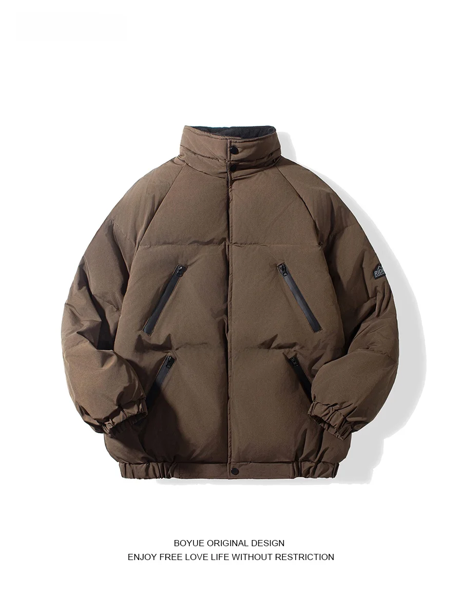 Boyue Korean Sle Stand Collar Warm Bread Coat Men's Workwear Faion High Street Versatile Cotton Jaet Youth Casual
Boyue Korean Sle Stand Collar Warm Bread Coat Men's Workwear Faion High Street Versatile Cotton Jaet Youth Casual
