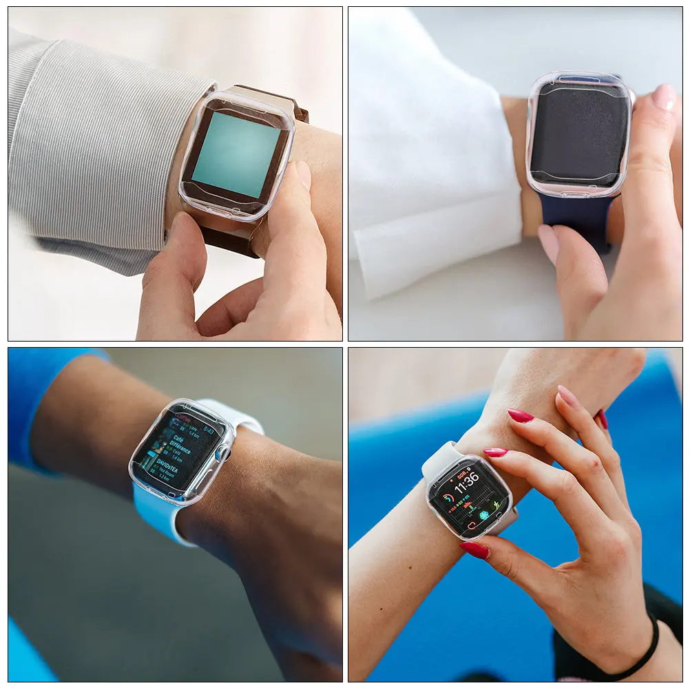 4Pcs Tpu Watch Protective Cover Clear Case Anti-Scratch Smartwatch Shell Lightweight Protective Case Compatible for Versa3
4Pcs Tpu Watch Protective Cover Clear Case Anti-Scratch Smartwatch Shell Lightweight Protective Case Compatible for Versa3