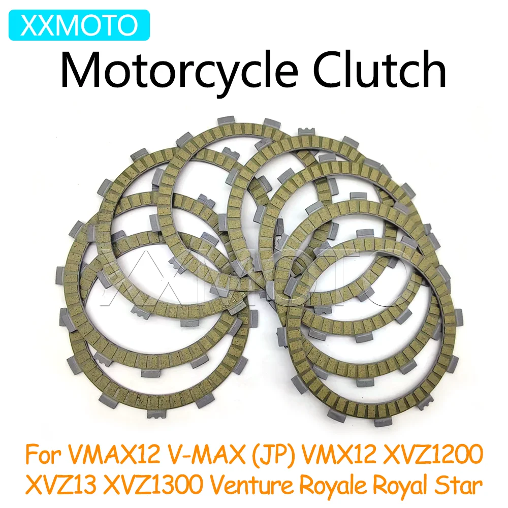 For Yamaha VMAX12 VMAX 12 XVZ1200 XVZ 1300 XVZ 1200 Motorcycle Clutch Plates Friction Disc Kit Engine Accessories Clutch Plates
For Yamaha VMAX12 VMAX 12 XVZ1200 XVZ 1300 XVZ 1200 Motorcycle Clutch Plates Friction Disc Kit Engine Accessories Clutch Plates