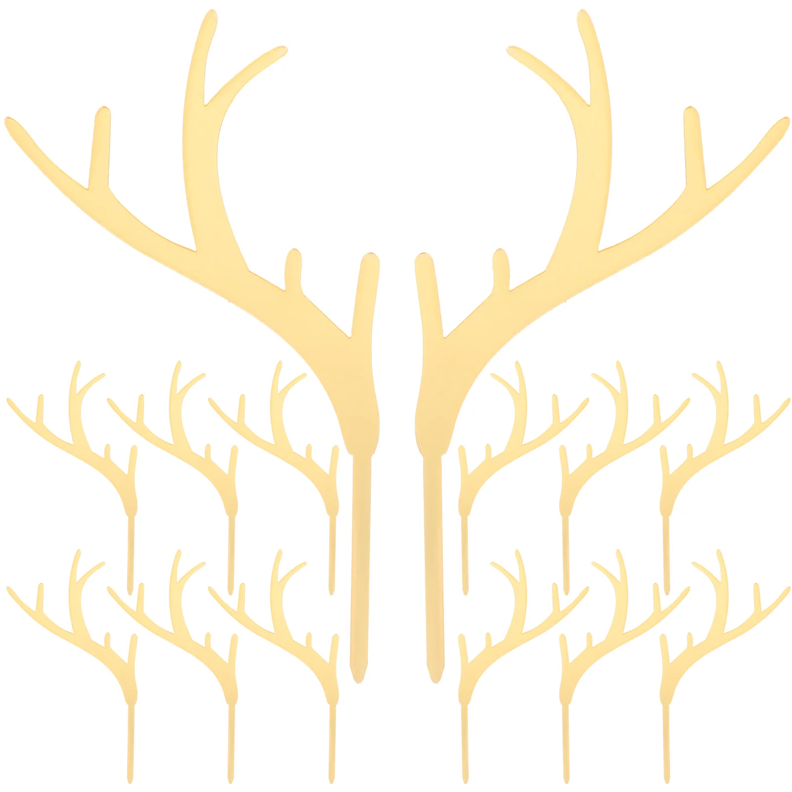 20pcs Acrylic Deer Antler Cake Decoration Silver Birthday Party Supplies Cupcake Toppers Dessert Picks Cake Decorations
20pcs Acrylic Deer Antler Cake Decoration Silver Birthday Party Supplies Cupcake Toppers Dessert Picks Cake Decorations