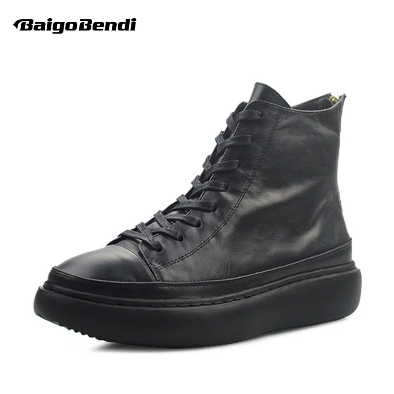 Big Size 45 British Cool Boy Black Concise All-match Short Leather Boots Men's Trend Thick-sole Warm Plush Winter Cotton Shoes
Big Size 45 British Cool Boy Black Concise All-match Short Leather Boots Men's Trend Thick-sole Warm Plush Winter Cotton Shoes