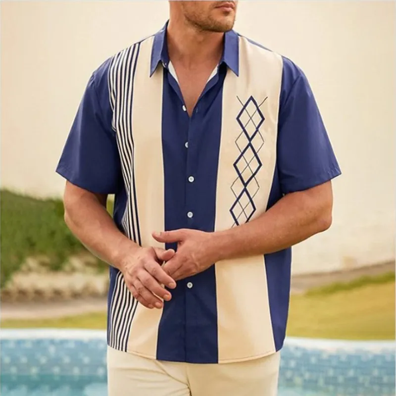 High quality printed Short sleeve Shirt Summer Men's casual loose short sleeve Top lapel shirt short sleeve T
High quality printed Short sleeve Shirt Summer Men's casual loose short sleeve Top lapel shirt short sleeve T