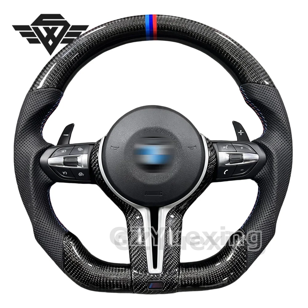 Real Carbon Fibre Steering Wheel for Bmw M3 M5 3 Series 5 Series F10 F20 F30 F31 F32 Automotive Sport Real Leather
Real Carbon Fibre Steering Wheel for Bmw M3 M5 3 Series 5 Series F10 F20 F30 F31 F32 Automotive Sport Real Leather