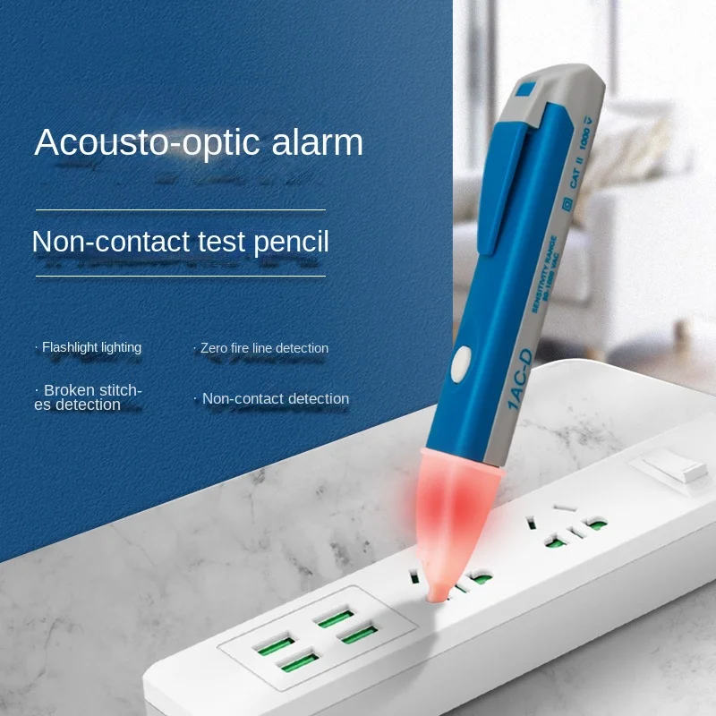 Test Pencil Non-Contact Induction Test Pencil Multi-Function Line Detection Electrician Power Test
Test Pencil Non-Contact Induction Test Pencil Multi-Function Line Detection Electrician Power Test