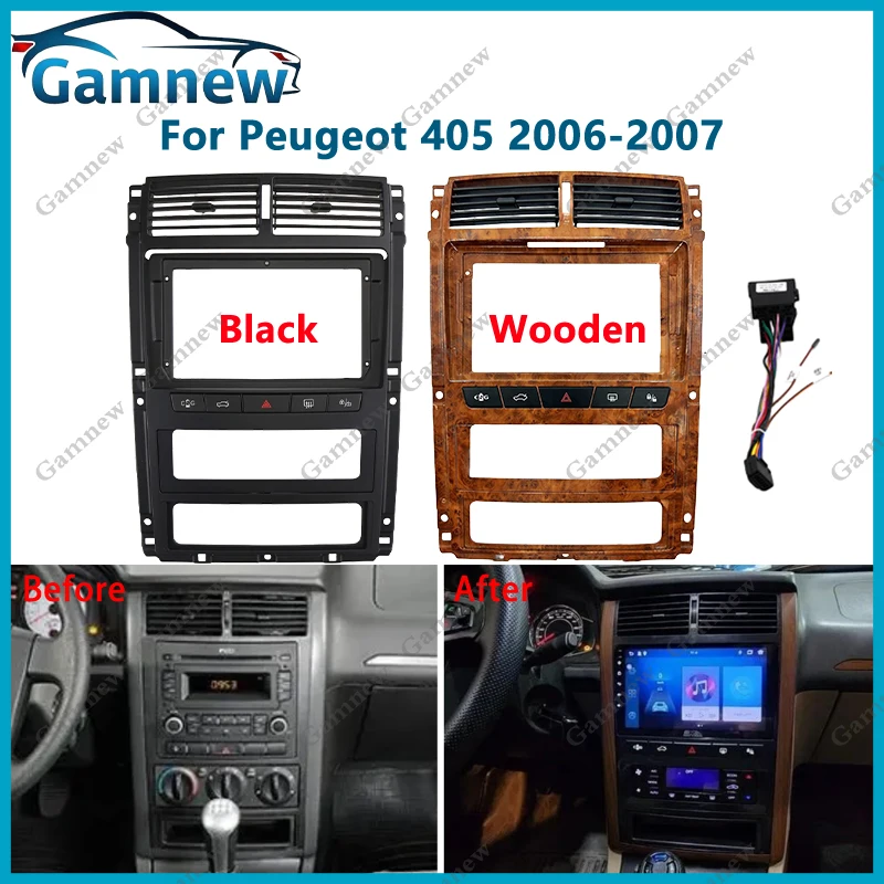 9 Inch Car Frame Fascia Adapter Android Radio Dash Fitting Panel Kit For Peugeot 405 2006-2007
9 Inch Car Frame Fascia Adapter Android Radio Dash Fitting Panel Kit For Peugeot 405 2006-2007