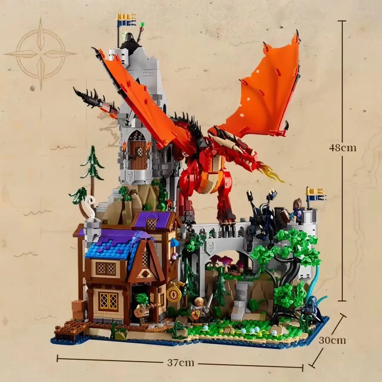 2026 New Mode Building Set Assemble Model Building Blocks Toys for Bricks MOC 50th Anniversary Edition Game Red Dragon Story
2026 New Mode Building Set Assemble Model Building Blocks Toys for Bricks MOC 50th Anniversary Edition Game Red Dragon Story