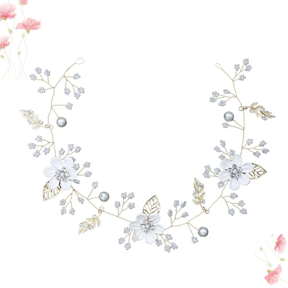 Pearl Headband Bridal Hair Accessories Elegant Pearl Flower Decor Wedding Headpiece Girls Lightweight Wire Shape Change Hair
Pearl Headband Bridal Hair Accessories Elegant Pearl Flower Decor Wedding Headpiece Girls Lightweight Wire Shape Change Hair