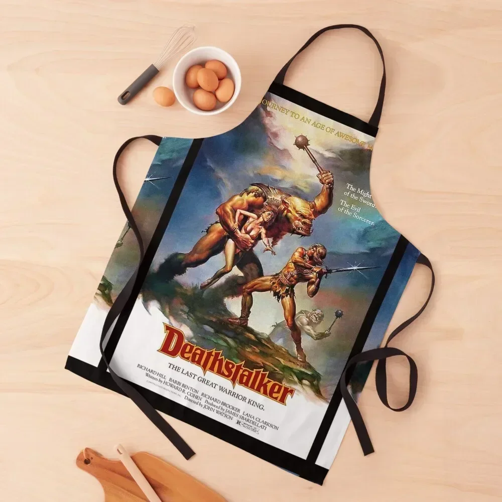 Vintage movie poster horror art Deathstalker Apron Cleaning Products For Home japanese style kitchen and home Barista Apron
Vintage movie poster horror art Deathstalker Apron Cleaning Products For Home japanese style kitchen and home Barista Apron