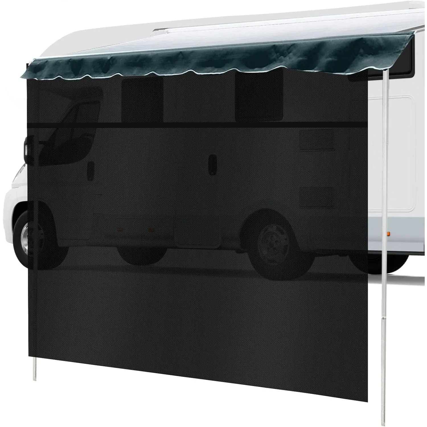 RV Awning Sun Shade Screen with Zipper 9'x16'3" Fit for 17FT Awning Universal Black Mesh Screen Sun Shade Complete Kits UV
RV Awning Sun Shade Screen with Zipper 9'x16'3" Fit for 17FT Awning Universal Black Mesh Screen Sun Shade Complete Kits UV