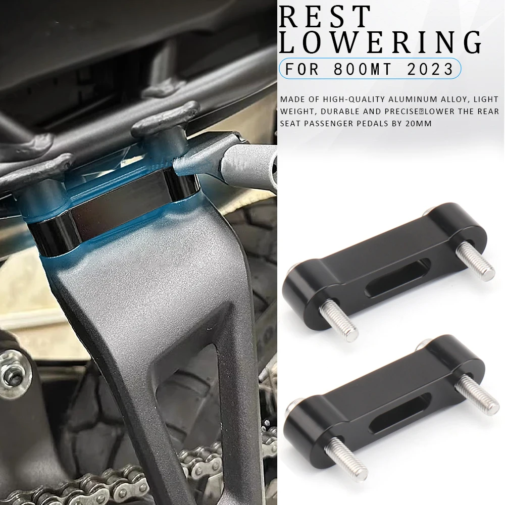 Motorcycle Aluminum Rear Foot Peg Rest Footpegs Lowering Kit Bracket 20mm 2023 For CFMOTO 800 MT 800MT 800Mt 800mt
Motorcycle Aluminum Rear Foot Peg Rest Footpegs Lowering Kit Bracket 20mm 2023 For CFMOTO 800 MT 800MT 800Mt 800mt