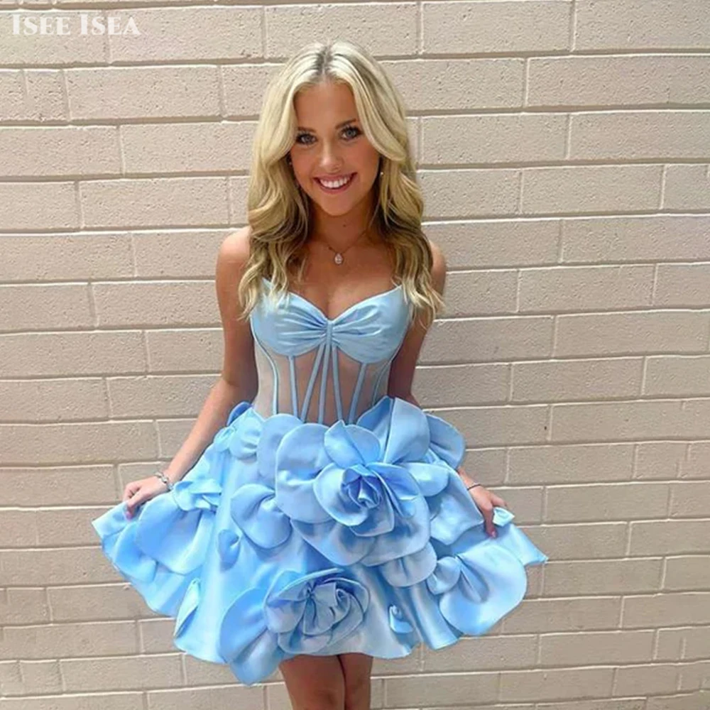 Homecoming Dresses for Teens 2025 Satin Spaghetti Strap Backless Elegant Hand Flower Sexy Mini Formal Prom Gown Dress Customized
Homecoming Dresses for Teens 2025 Satin Spaghetti Strap Backless Elegant Hand Flower Sexy Mini Formal Prom Gown Dress Customized