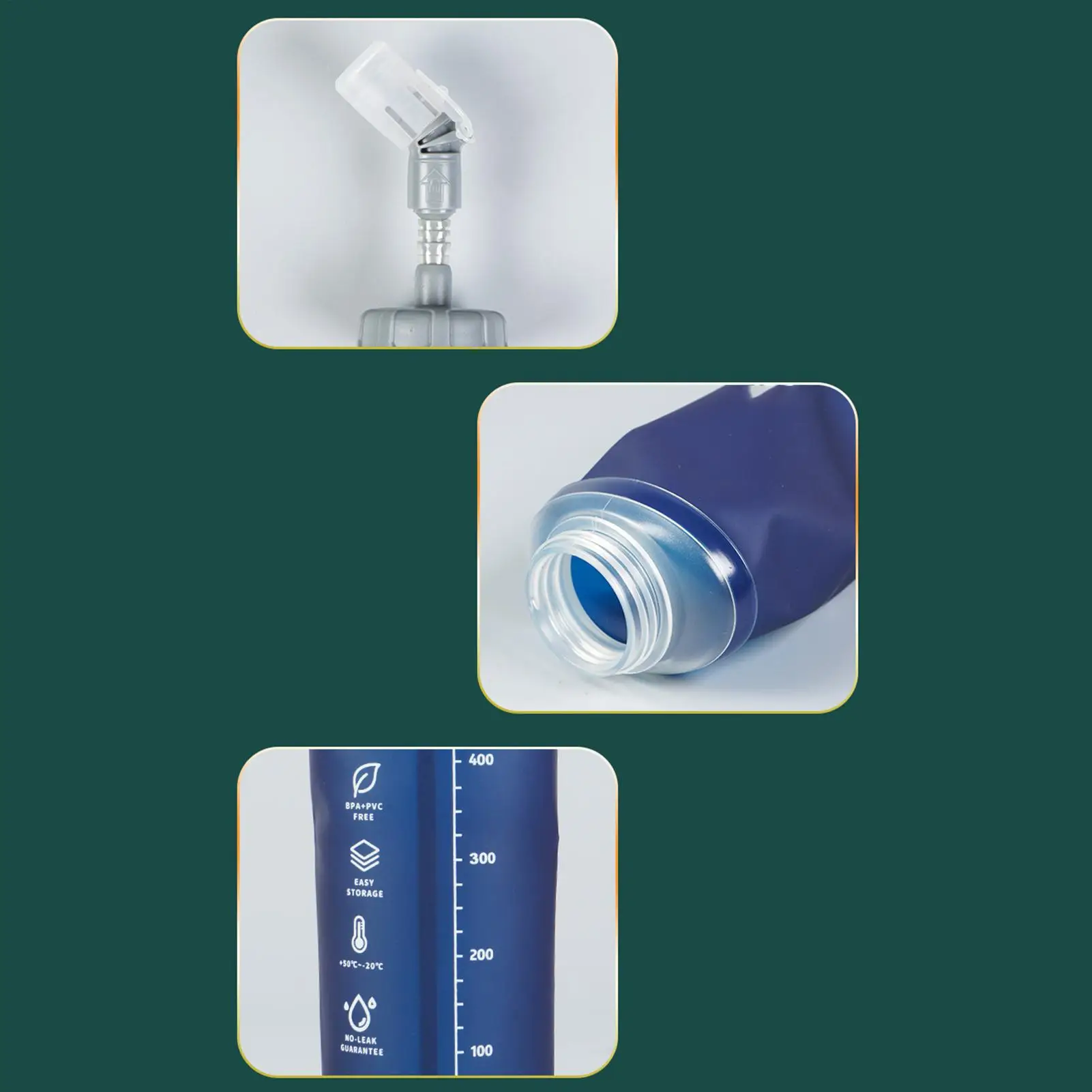 Sports Water Bottle 500ml Leakproof Lightweight Flask Soft Water Bottle Dust Cover For Commute Travel Sports Gym Adventure
Sports Water Bottle 500ml Leakproof Lightweight Flask Soft Water Bottle Dust Cover For Commute Travel Sports Gym Adventure