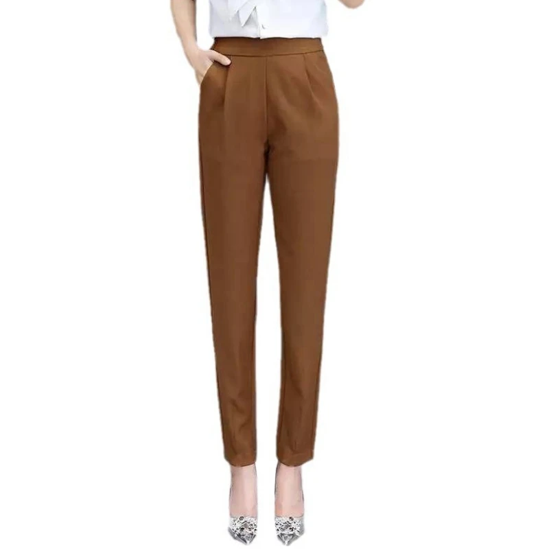 High Waist Autumn Straight Leg Slacks Office Lady Suit Pants Women Casual Trousers 
High Waist Autumn Straight Leg Slacks Office Lady Suit Pants Women Casual Trousers