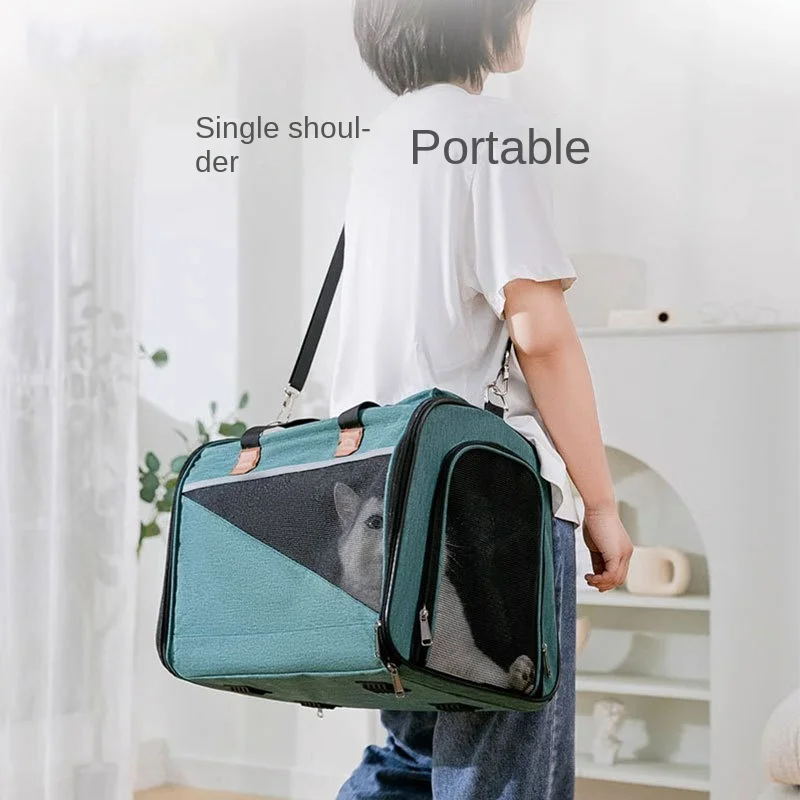 Outdoor Mesh Pet Bag Breathable Cat Cage Dog Carrying Shoulder Bags Protable Pet Carrier Shoulder Pet Handbag Soft-sided Carrier
Outdoor Mesh Pet Bag Breathable Cat Cage Dog Carrying Shoulder Bags Protable Pet Carrier Shoulder Pet Handbag Soft-sided Carrier