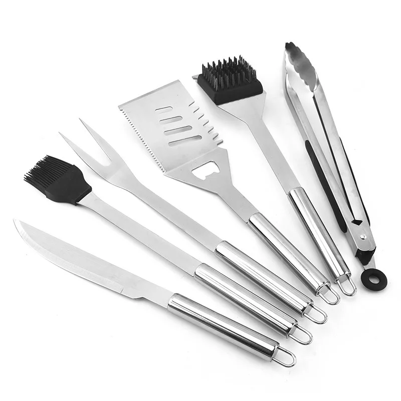 Stainless steel barbecue tool set, household shovel and fork clip combination, combination barbecue tool
Stainless steel barbecue tool set, household shovel and fork clip combination, combination barbecue tool