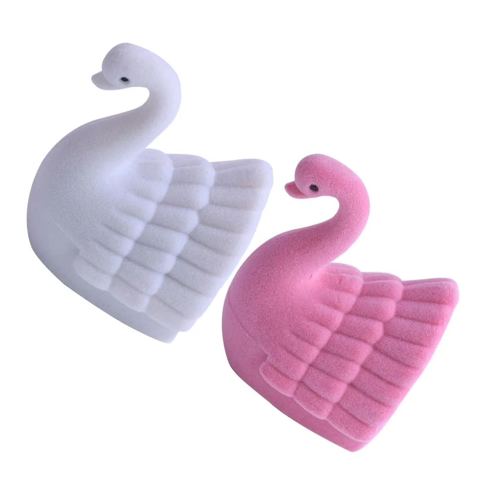 2pcs Swan Shape Jewelry Case Exquisite Ring Box Portable Storage For Women Girls Dustproof Durable Lightweight Easy Carry White
2pcs Swan Shape Jewelry Case Exquisite Ring Box Portable Storage For Women Girls Dustproof Durable Lightweight Easy Carry White