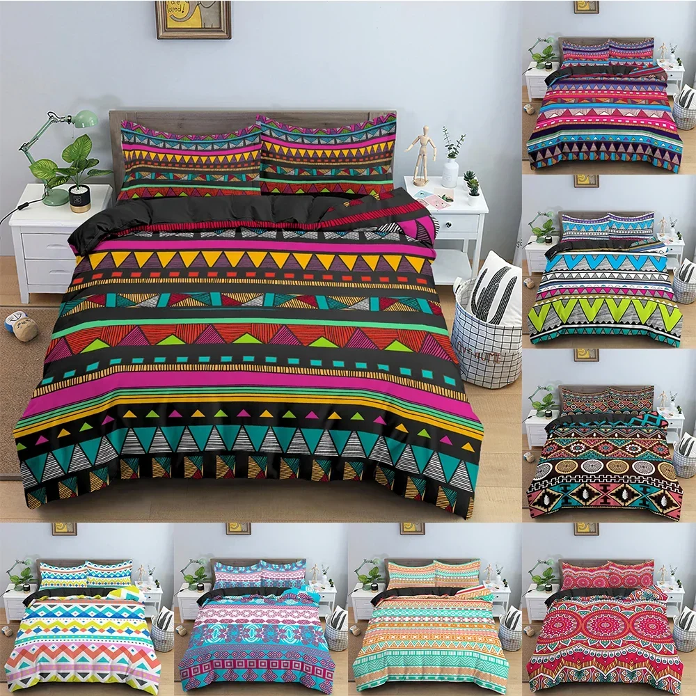 Bohemian Bedding Set Ethnic Style Duvet Cover Floral Comforter Covers Single Twin King Size Quilt Cover With Pillowcase 2/3PCS 
Bohemian Bedding Set Ethnic Style Duvet Cover Floral Comforter Covers Single Twin King Size Quilt Cover With Pillowcase 2/3PCS