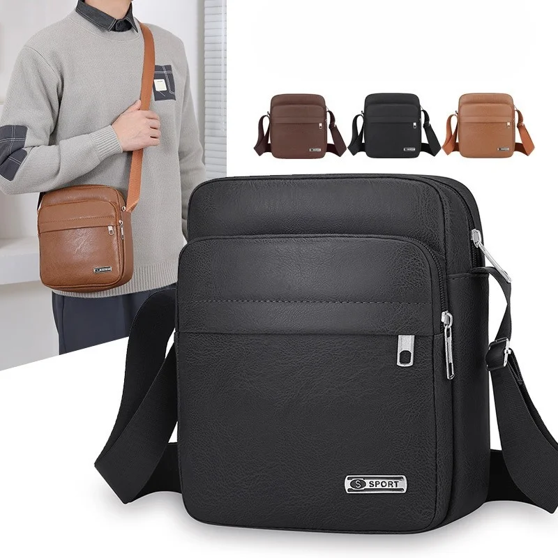 Мужская многофункциональная сумка через плечо, модная деловая сумка через плечо с несколькими карманами, повседневная водонепроницаемая мужская маленькая сумка-мессенджер
Мужская многофункциональная сумка через плечо, модная деловая сумка через плечо с несколькими карманами, повседневная водонепроницаемая мужская маленькая сумка-мессенджер