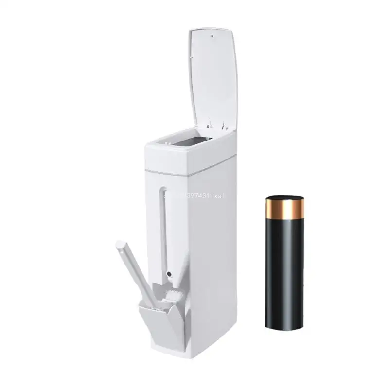 Bathroom Trash Can with Toilet Brush Garbage Bags Press-type Plastic Garbage Can
Bathroom Trash Can with Toilet Brush Garbage Bags Press-type Plastic Garbage Can