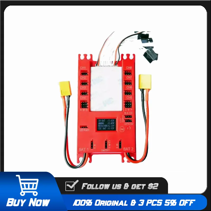 Mini Power DP Pro Power Distribution Board PDB with BEC for RC Drone FPV 5V/12V Dual Output Short Circuit Protection
Mini Power DP Pro Power Distribution Board PDB with BEC for RC Drone FPV 5V/12V Dual Output Short Circuit Protection