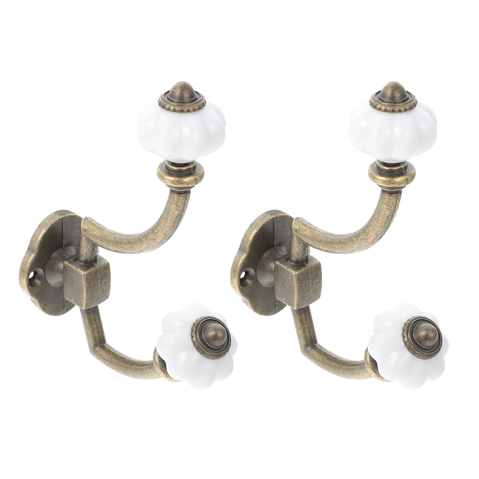 2 Pcs Coat Hooks Vintage Zinc Alloy Heavy Duty Multi functional Wall Hat Holder Strong Bearing Capacity Home Bathroom Decor
2 Pcs Coat Hooks Vintage Zinc Alloy Heavy Duty Multi functional Wall Hat Holder Strong Bearing Capacity Home Bathroom Decor