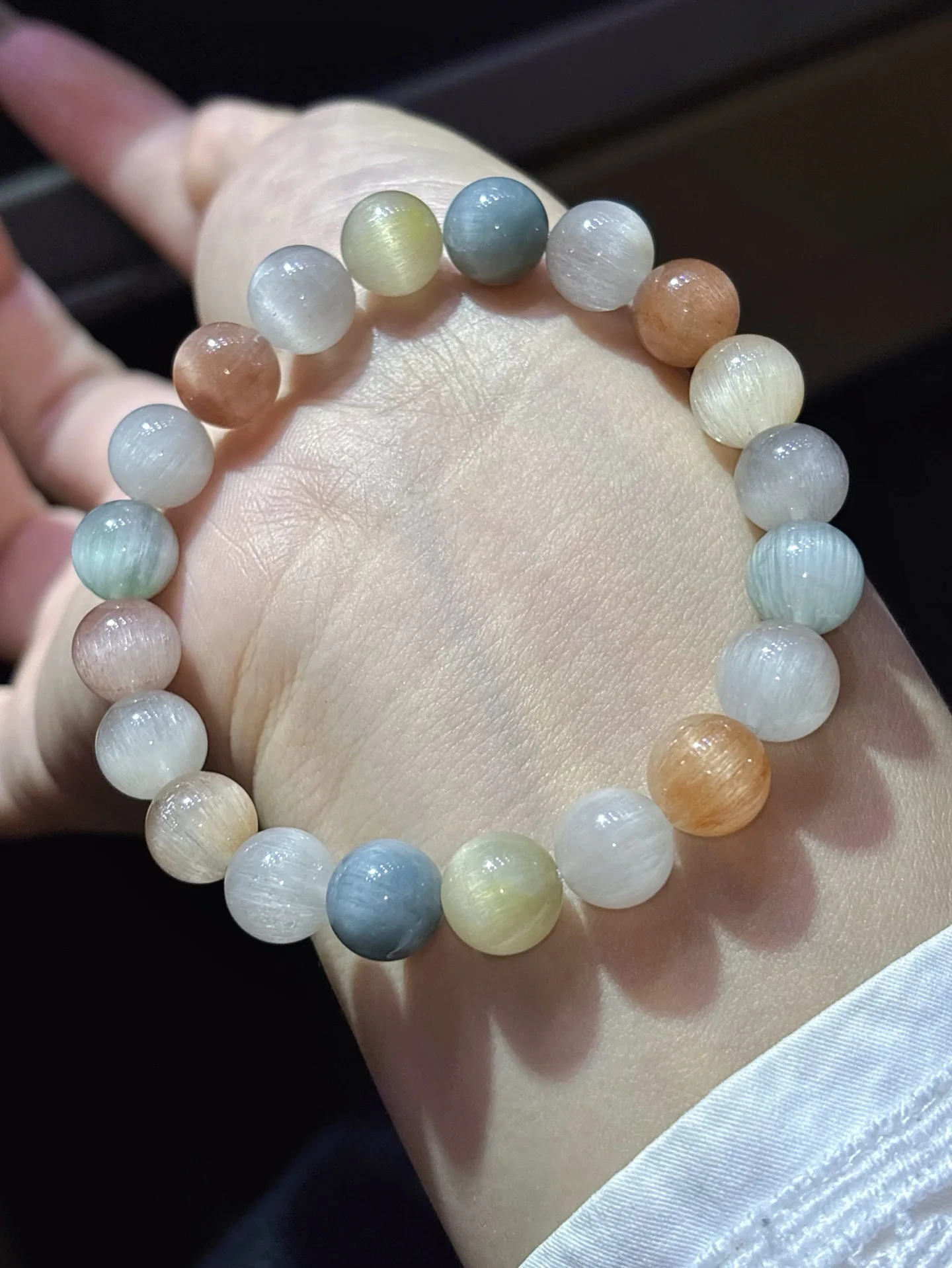 Genuine Natural Colorful Rutilated Quartz Bracelet Cat Eye Clear Round Beads 9.5mm Women Wealthy Candy Rabbit Rutilated AAAAA
Genuine Natural Colorful Rutilated Quartz Bracelet Cat Eye Clear Round Beads 9.5mm Women Wealthy Candy Rabbit Rutilated AAAAA
