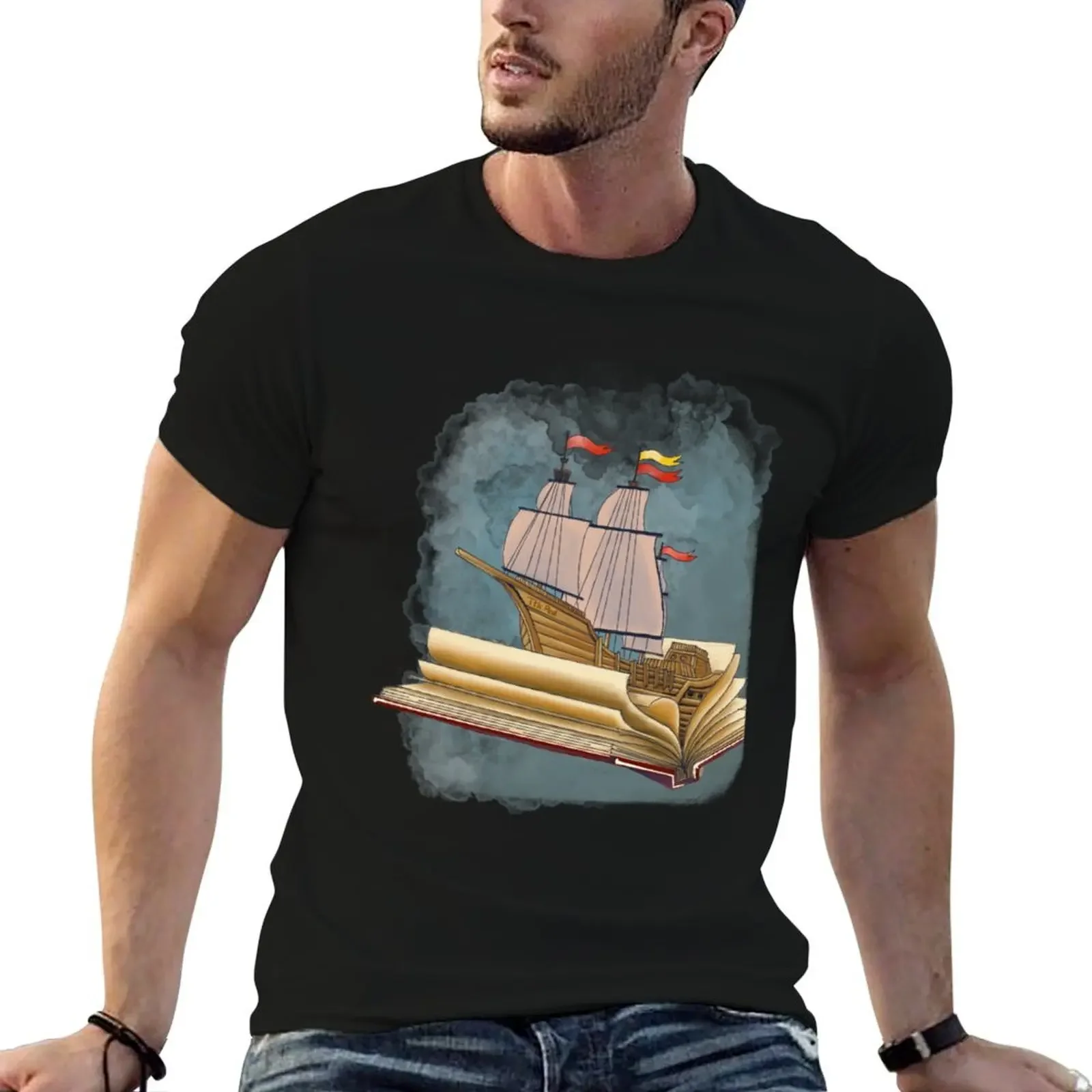 Ship ON the Book T-Shirt Funny t-shirt plus sizes cute tops Personalized t-shirt Men's t shirts
Ship ON the Book T-Shirt Funny t-shirt plus sizes cute tops Personalized t-shirt Men's t shirts