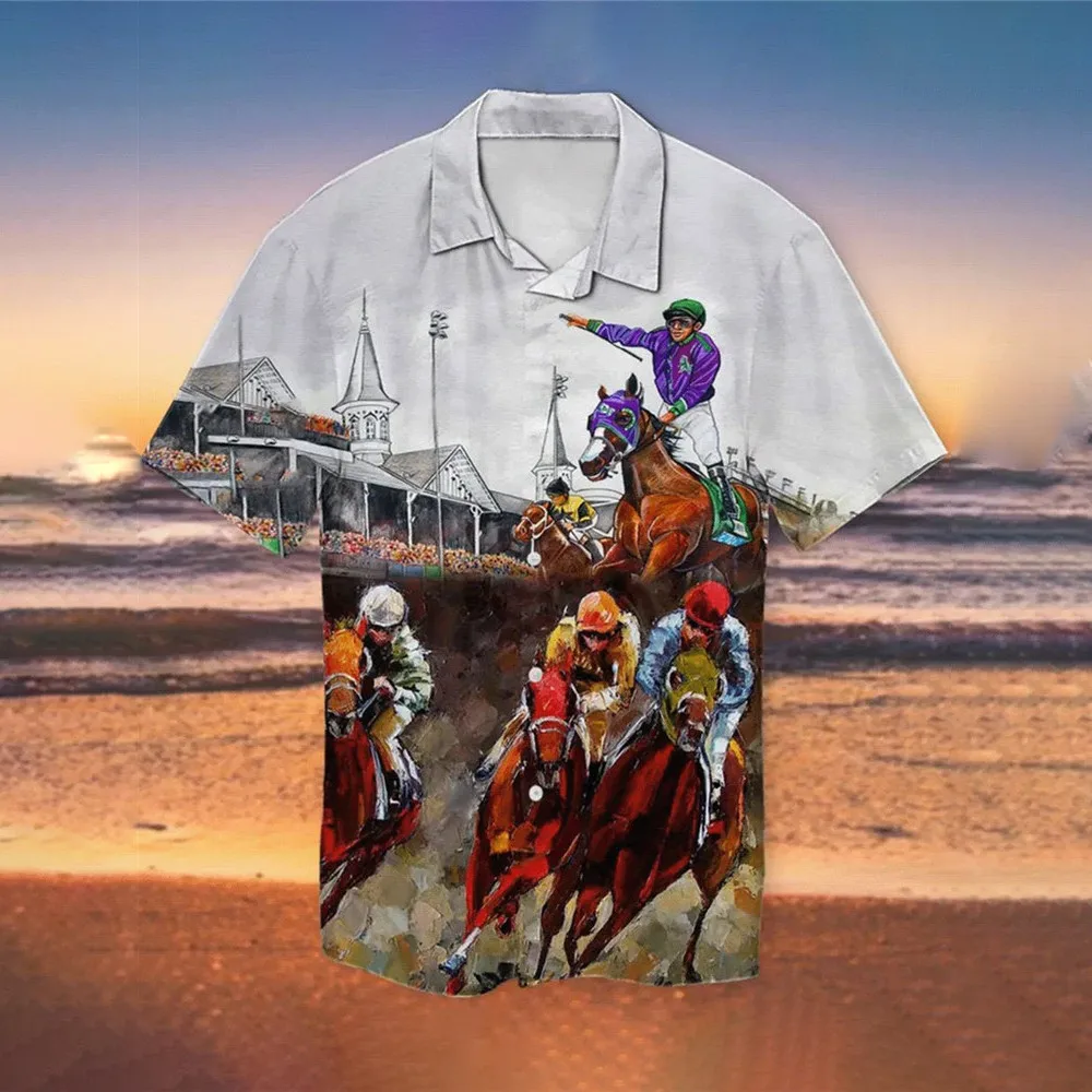 HX Fashion Men's Shirts Horse Race Printed Casual Shirt for Man Camisas 3D Graphic Streetwear Beach Shirt Ropa Hombre
HX Fashion Men's Shirts Horse Race Printed Casual Shirt for Man Camisas 3D Graphic Streetwear Beach Shirt Ropa Hombre
