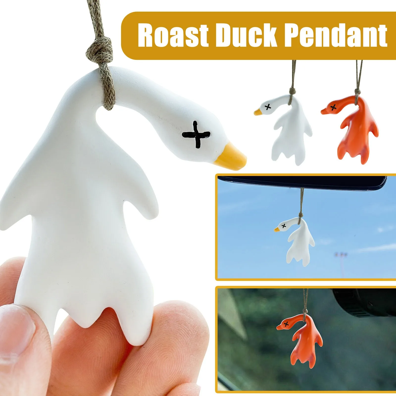Creative Ducks Doll Pendant Car Roast Ducks Car Rearview Mirror Pendant Car Interior Decoration Small Roast Ducks Car Pendant
Creative Ducks Doll Pendant Car Roast Ducks Car Rearview Mirror Pendant Car Interior Decoration Small Roast Ducks Car Pendant