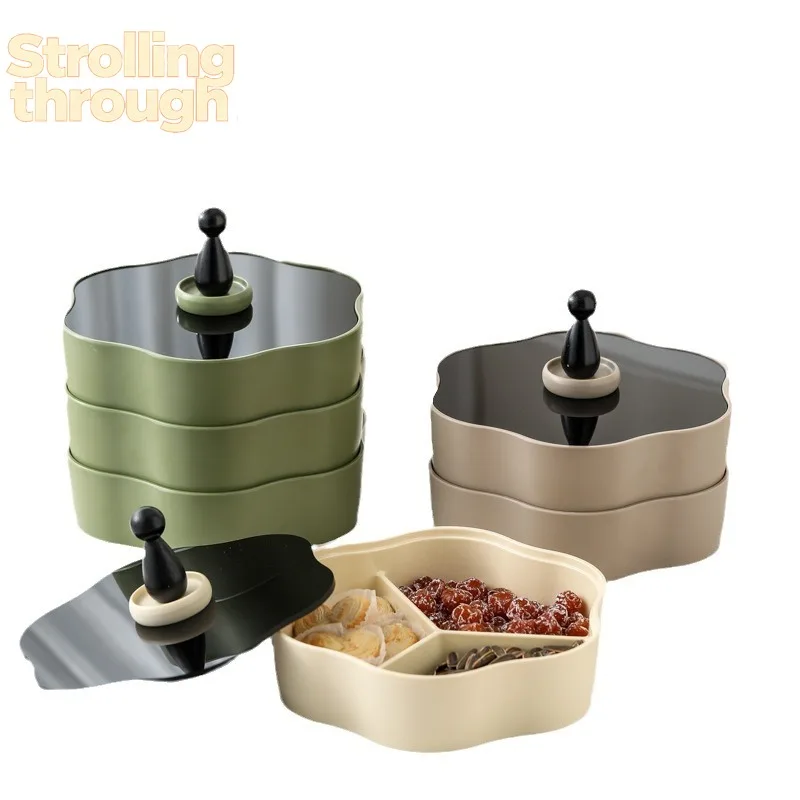 2pcsCream air-dried fruit plate Home living room High-value New Year's snacks Multi-layer grid storage Rotating nut candy box
2pcsCream air-dried fruit plate Home living room High-value New Year's snacks Multi-layer grid storage Rotating nut candy box