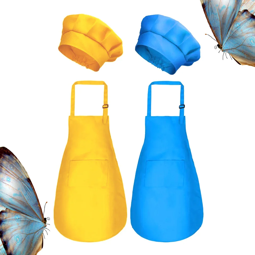 2Set Painting Apron and Chef Hat Adjustable Waterproof Fabric Smock Drawing Clothes Protection for Age 8-13 Yellow Sky
2Set Painting Apron and Chef Hat Adjustable Waterproof Fabric Smock Drawing Clothes Protection for Age 8-13 Yellow Sky