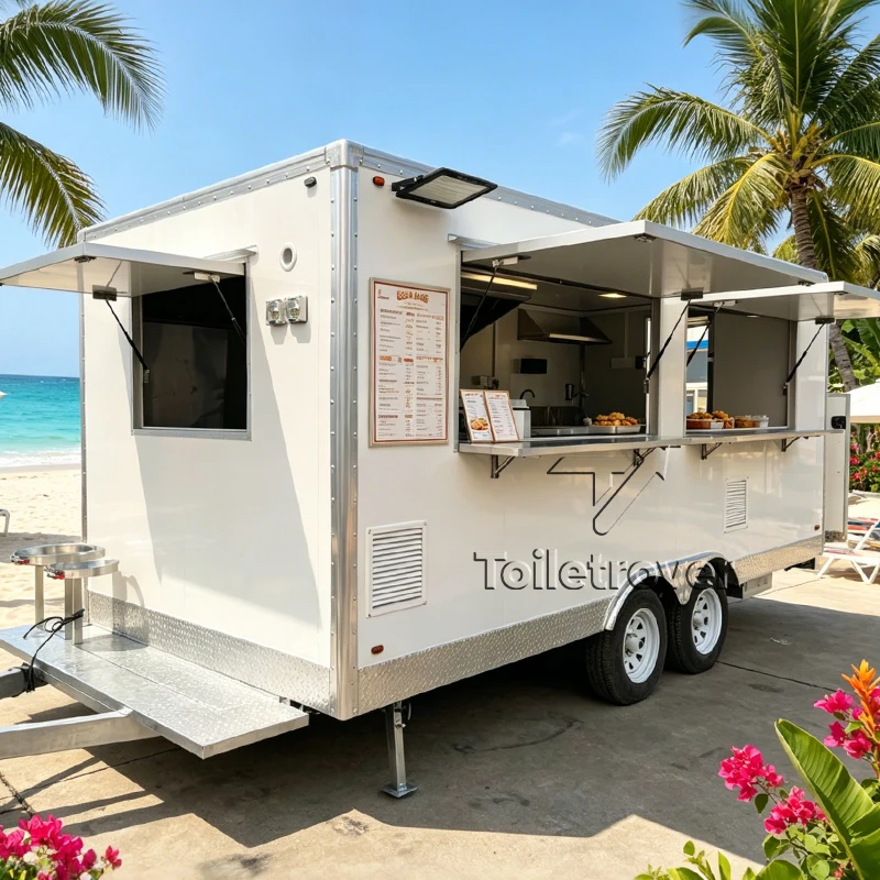 Wholesale Ice Cream Food Trailer Street Mobile Food Truck Trailer Remorque Food Truck for Outdoor Catering Events
Wholesale Ice Cream Food Trailer Street Mobile Food Truck Trailer Remorque Food Truck for Outdoor Catering Events