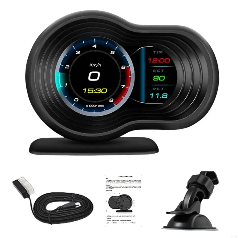 LCD Multifunctional Car HUD Display Vehicle Information Projection Easy Installation LCD Car Head Up Display for Vehicle
LCD Multifunctional Car HUD Display Vehicle Information Projection Easy Installation LCD Car Head Up Display for Vehicle
