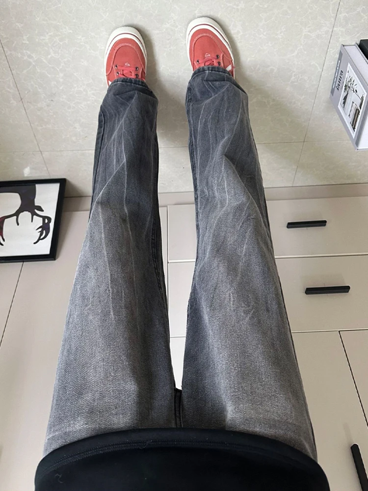 Waed Thiened Winter Straight Leg Micro Flared Jeans Men's Thunder Pattern American Sle Casual Straight Tube Long Pants
Waed Thiened Winter Straight Leg Micro Flared Jeans Men's Thunder Pattern American Sle Casual Straight Tube Long Pants