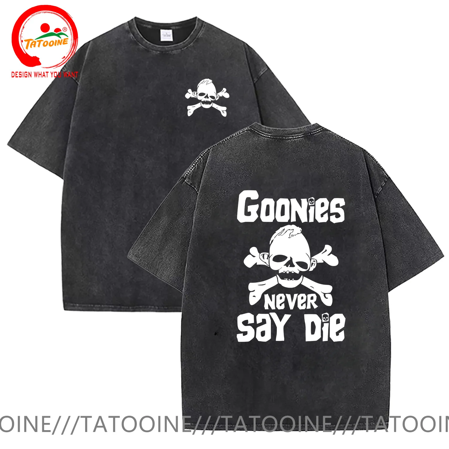 Vintage Washed Cotton Goonies Print T-Shirt Pirate T Shirt Men Fashion Trendy Tops TShirt Casual Clothes tshirts Hip Hop T-Shirt
Vintage Washed Cotton Goonies Print T-Shirt Pirate T Shirt Men Fashion Trendy Tops TShirt Casual Clothes tshirts Hip Hop T-Shirt