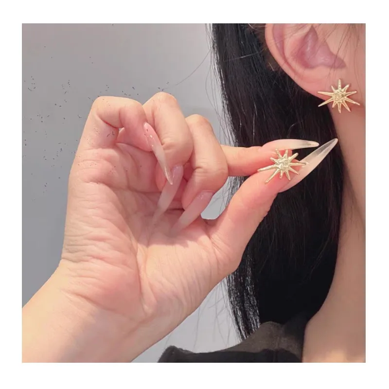 Xiaoxiang Gold Octagram Stud Earrings Women's Light Luxury High-end Sense Niche Design Earrings Fashionable Versatile Cold Wind
Xiaoxiang Gold Octagram Stud Earrings Women's Light Luxury High-end Sense Niche Design Earrings Fashionable Versatile Cold Wind